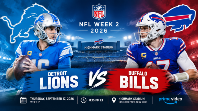 Detroit Lions vs Buffalo Bills: 2026 NFL Week 2 Preview, Date, Time, TV and What to Watch