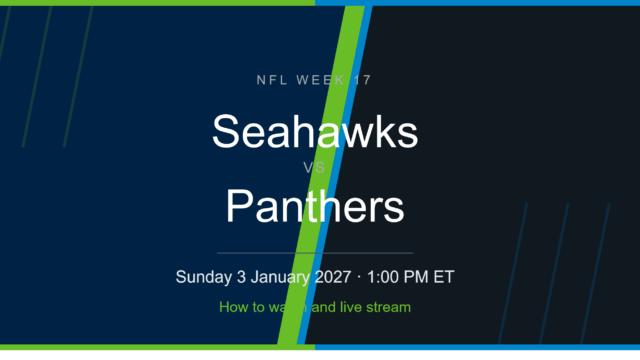 Seattle Seahawks vs Carolina Panthers: How to Watch and Live Stream Online